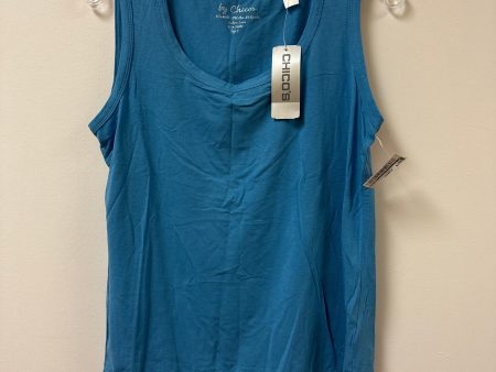 Tank Top By Chicos In Blue, Size:L Cheap