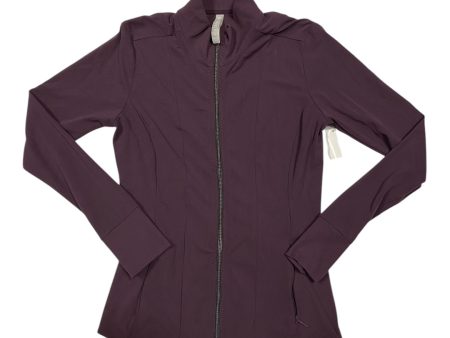 Athletic Jacket By Athleta In Purple, Size:M Supply