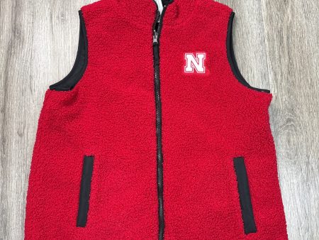 Vest Faux Fur & Sherpa By Colosseum In Red, Size: S Fashion