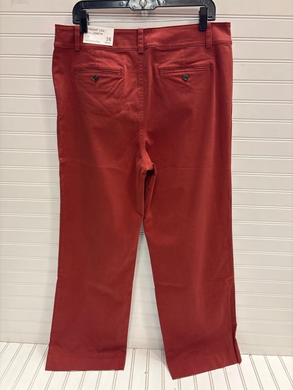 Pants Other By Soft Surroundings In Red, Size: 16 Sale