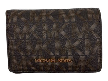 Wallet Designer By Michael Kors In Brown, Size:Medium Hot on Sale