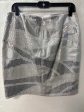 Skirt Midi By White House Black Market In Silver, Size: 8 Discount