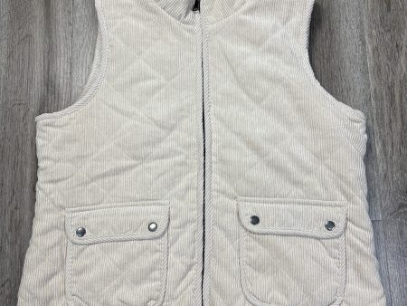 Vest Puffer & Quilted By Christopher And Banks In Cream, Size: L Hot on Sale