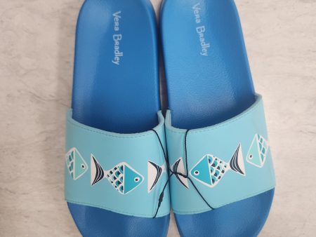 Sandals Flats By Vera Bradley In Blue, Size: 7 For Sale