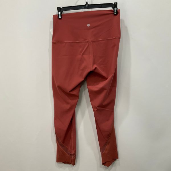 Athletic Leggings By Lululemon In Red, Size: 6 For Discount