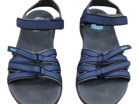 Sandals Flats By Teva In Blue, Size: 9 Online now