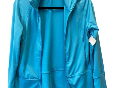 Athletic Jacket By Champion In Blue, Size: S For Discount