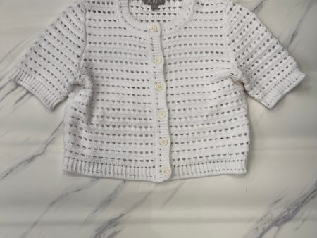 Sweater Short Sleeve By J. Crew In White, Size: S Supply