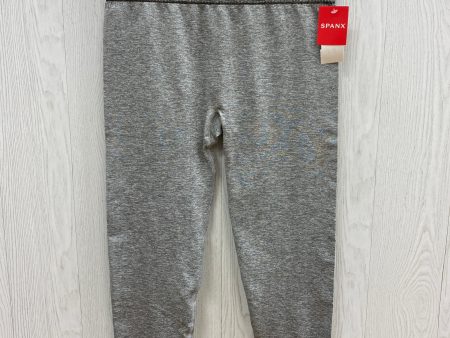 Athletic Leggings By Spanx In Grey, Size: L Supply