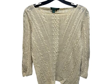 Linen Sweater By Lauren By Ralph Lauren In Yellow, Size: M Hot on Sale