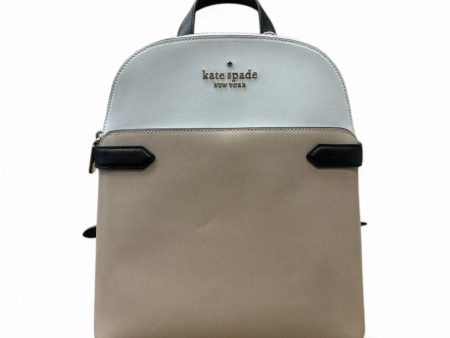 Backpack Designer By Kate Spade In Beige, Size:Medium For Cheap