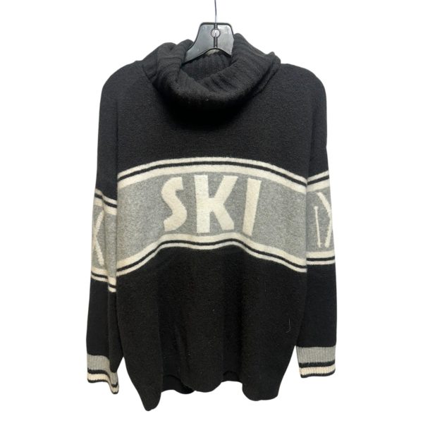 Ski Sweater By Lou And Grey In Black & Grey, Size: Xl For Cheap