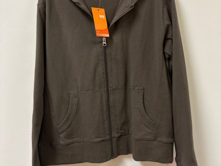 Athletic Jacket By Lucy In Brown, Size: Xl For Cheap