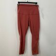 Athletic Leggings By Lululemon In Red, Size: 6 For Discount