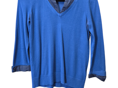 Blue Top Long Sleeve Clothes Mentor, Size S Sale