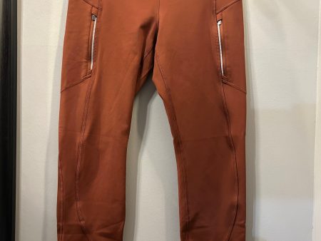 Athletic Leggings By Athleta In Brown, Size: 8 Supply