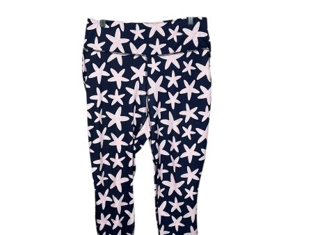 Athletic Leggings By Crown And Ivy In Blue & Pink, Size: L For Sale