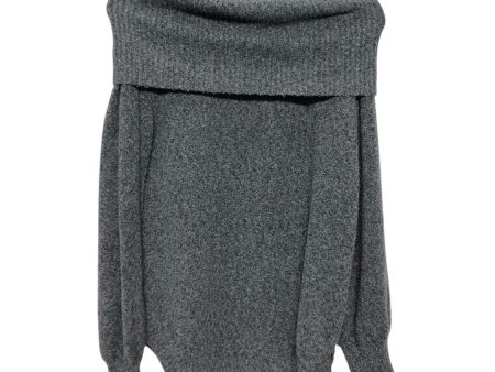 Sweater By Tahari By Arthur Levine In Grey, Size:S Hot on Sale