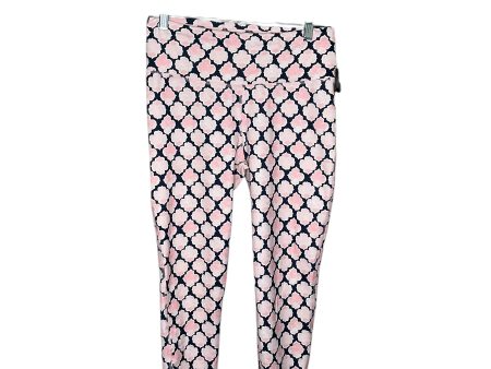 Athletic Leggings By Crown And Ivy In Blue & Pink, Size: M Online Sale