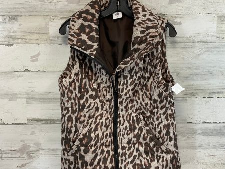 Vest Puffer & Quilted By Cabi In Animal Print, Size: S Online now