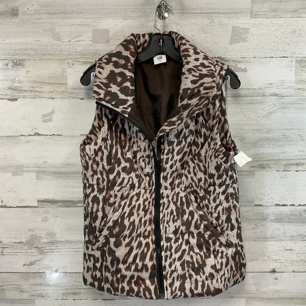 Vest Puffer & Quilted By Cabi In Animal Print, Size: S Online now