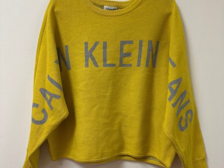 Sweater By Calvin Klein In Yellow, Size: Xl Online