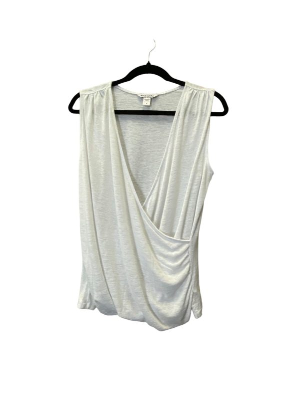 Athletic Tank Top By Athleta In White, Size: M Discount