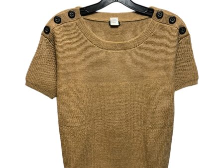 Sweater Short Sleeve By J. Crew In Tan, Size: Xs Supply