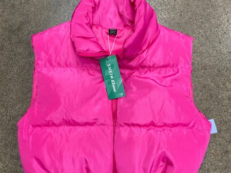 Vest Puffer & Quilted By Shein In Pink, Size:S For Sale