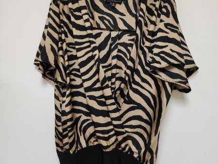 Bodysuit By Haute Monde In Animal Print, Size: 2x Cheap