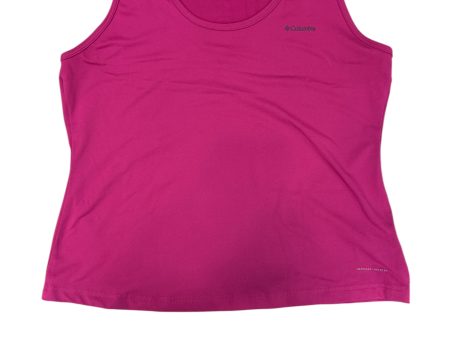 Athletic Tank Top By Columbia In Pink, Size: Xl Online Sale