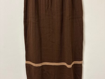 Skirt Maxi By Clothes Mentor In Brown, Size: 14 Cheap