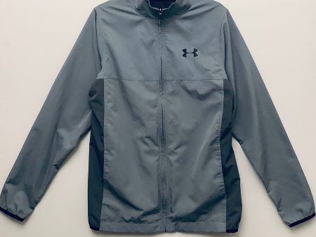 Athletic Jacket By Under Armour In Grey, Size: S Supply