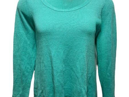 Organic Linen Sweater By Eileen Fisher In Aqua, Size: M Hot on Sale