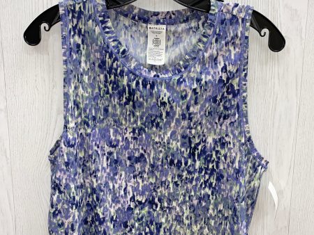 Athletic Tank Top By Athleta In Blue & Green, Size: M Online Hot Sale