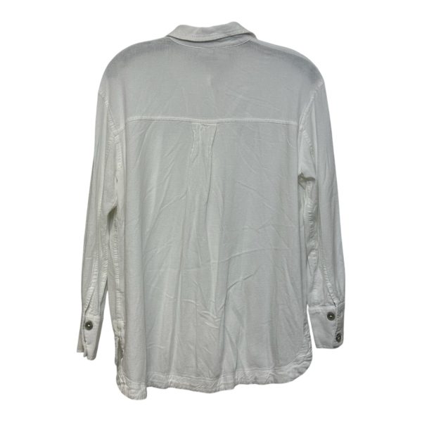 Top Long Sleeve By Cmf In White, Size: Xs Hot on Sale