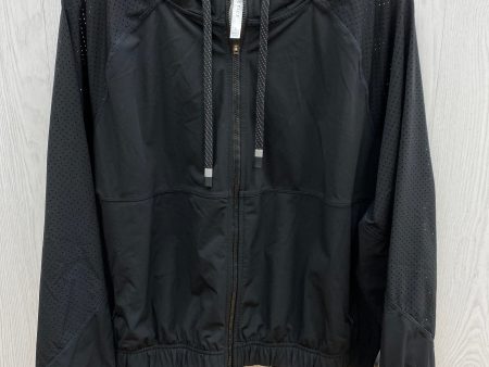 Athletic Jacket By Fabletics In Black, Size: L For Discount