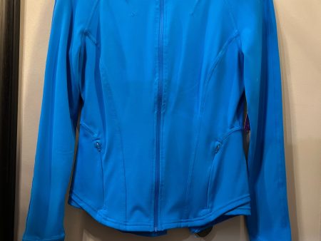 Athletic Jacket By Lululemon In Blue, Size: M For Cheap