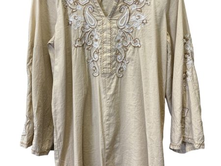 Beige Tunic Long Sleeve Banana Republic, Size S Online