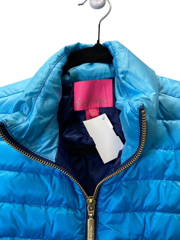 Vest Puffer & Quilted By Lilly Pulitzer In Blue, Size: Xs Fashion