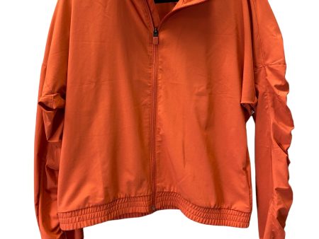 Athletic Jacket By Adidas In Orange, Size: L Online Sale