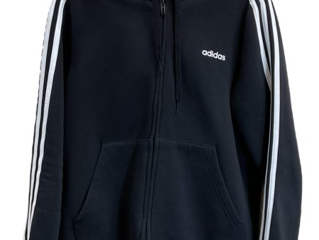 Athletic Jacket By Adidas In Black, Size: Xl Cheap