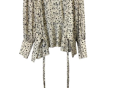 Animal Print Blouse 3 4 Sleeve Vero Moda, Size L For Cheap