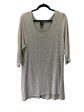 Top Long Sleeve By Clothes Mentor In Grey, Size: 1x Online