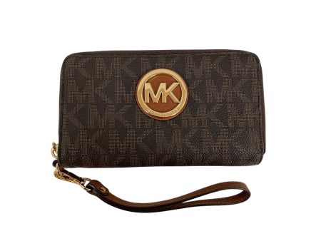 WALLET DESIGNER by MICHAEL KORS In BROWN, Size: MEDIUM For Cheap