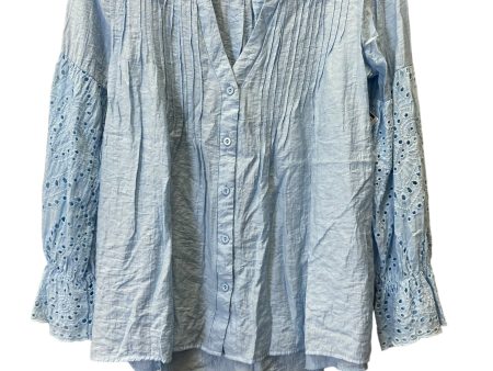 Blue Top Long Sleeve Cmc, Size L Fashion