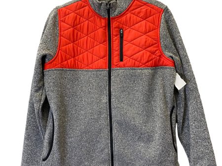 Athletic Jacket By Cmc In Grey & Red, Size: Xxl For Discount