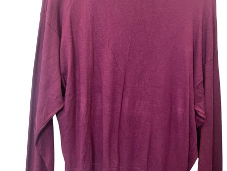 Sweater By Ann Taylor In Purple, Size: L Discount