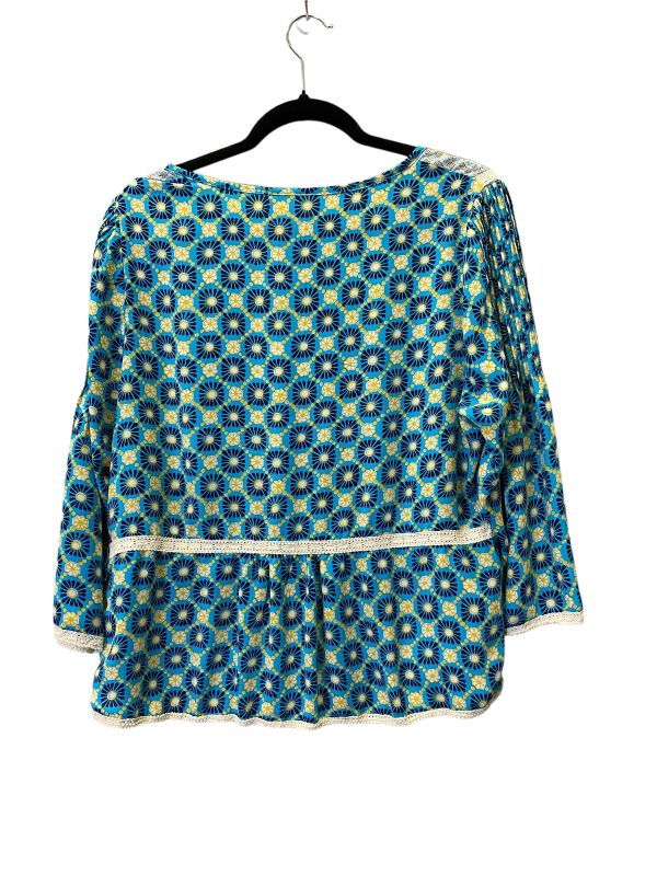 Geometric Pattern Top 3 4 Sleeve Matilda Jane, Size L Online now